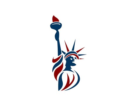 Liberty statue logo