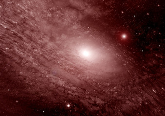 galaxy in a free space