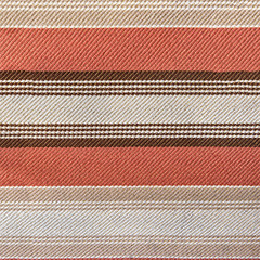 Vintage background of coarse striped cloth closeup