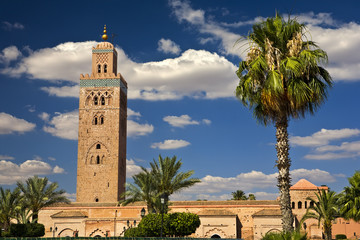 Fototapeta na wymiar Morocco. Marrakech. Mosque of Koutoubia