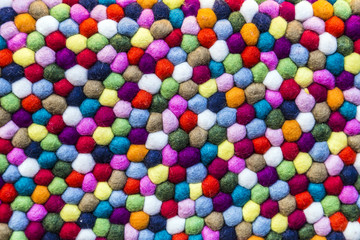 Fototapeta na wymiar pattern of colorful wool