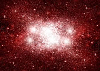 galaxy in a free space