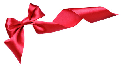 Red decorative bow