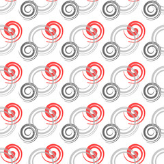 Seamless colored background with spirals