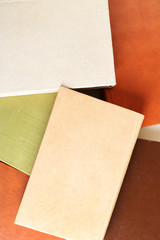 Pile of books, close-up