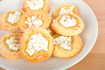 Hefeteilchen mit Quark