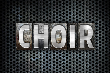 Choir Concept Metal Letterpress Type