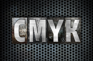 CMYK Concept Metal Letterpress Type