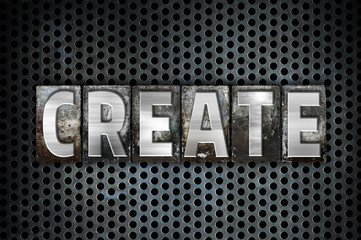 Create Concept Metal Letterpress Type