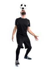 Man playing football