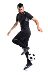 Man playing football