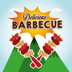 delicious barbecue design 