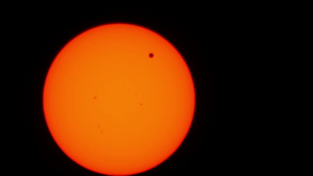 Transit of Venus in 2012 04 time lapse