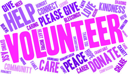 Volunteer Word Cloud