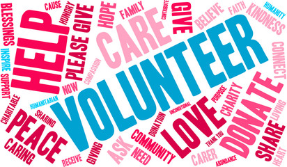 Volunteer Word Cloud