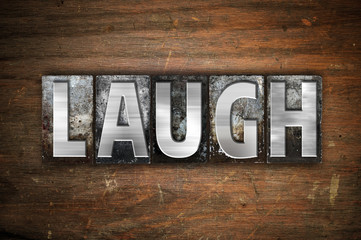 Laugh Concept Metal Letterpress Type