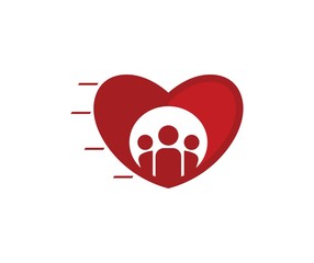 Heart people logo