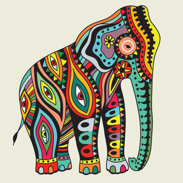 Elefant. Vector illustration