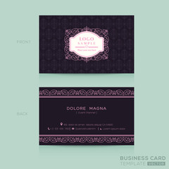 Classic vintage Business card namecard template