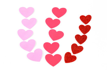pink hearts symbol 