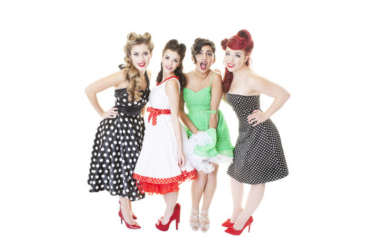 Group of Pinup girls