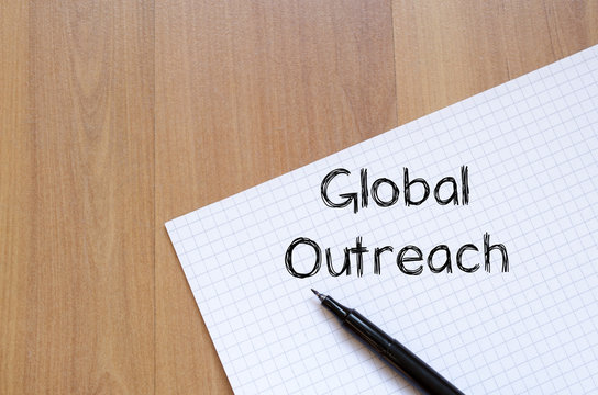 Global Outreach Write On Notebook