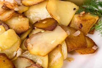 Delicious roasted potatoes.