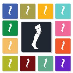 bandage on a leg icon