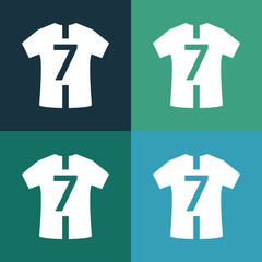 Obraz premium Football kit icon