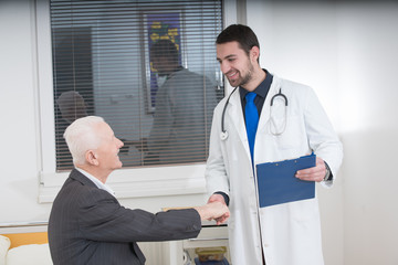 doctor with patient