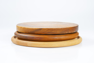three round cutting boards