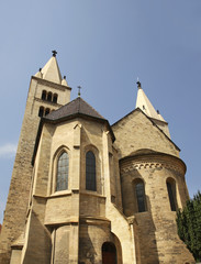 Fototapeta na wymiar Basilica of St. George in Prague. Czech Republic