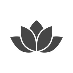 Lotus silhouette icon