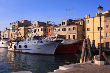 Fototapeta na wymiar Fisherboats, Chioggia