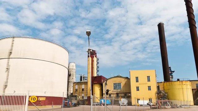 ESLÖV, SWEDEN - JUN 13 2015: Örtofta sugar refinery in southern Sweden (Eslöv) outside the city of Lund.
