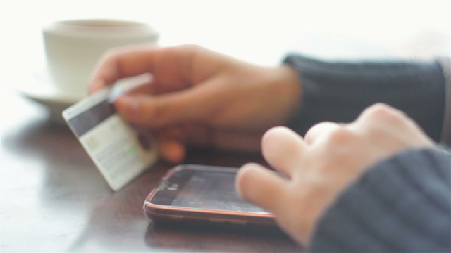 Online banking with smart phone