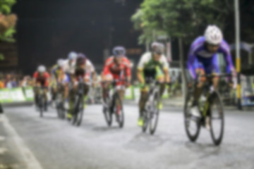 blurry Asian Cycling Championship during the race for background
