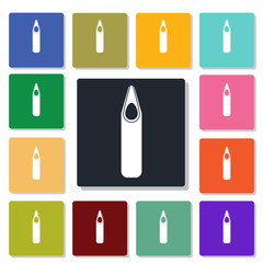 tip of the needle icon