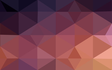 Obraz premium Multicolor dark blue, yellow, orange polygonal design pattern, which consist of triangles and gradient in origami style.