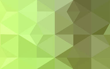 Obraz premium Multicolor green, yellow, orange polygonal design pattern, which consist of triangles and gradient in origami style.