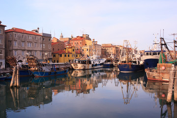 Fototapeta na wymiar Fisherboats, Chioggia