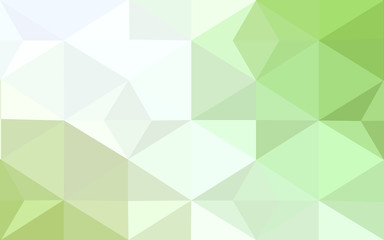 Obraz premium Multicolor green, yellow, orange polygonal design pattern, which consist of triangles and gradient in origami style.