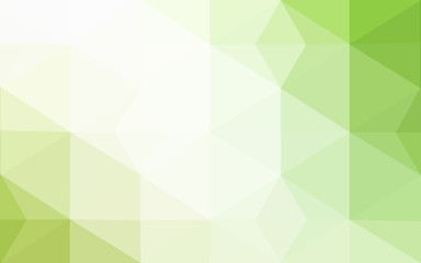 Obraz premium Multicolor green, yellow, orange polygonal design pattern, which consist of triangles and gradient in origami style.