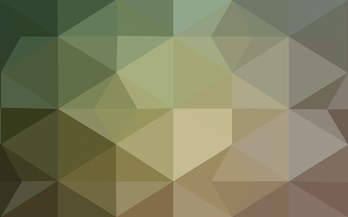 Obraz premium Multicolor green, yellow, orange polygonal design pattern, which consist of triangles and gradient in origami style.
