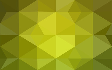 Fototapeta premium Multicolor green, yellow, orange polygonal design pattern, which consist of triangles and gradient in origami style.
