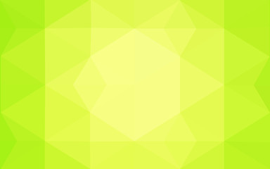 Obraz premium Multicolor green, yellow, orange polygonal design pattern, which consist of triangles and gradient in origami style.