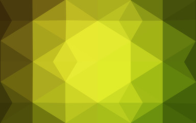 Obraz premium Multicolor green, yellow, orange polygonal design pattern, which consist of triangles and gradient in origami style.