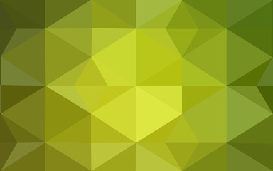 Obraz premium Multicolor green, yellow, orange polygonal design pattern, which consist of triangles and gradient in origami style.