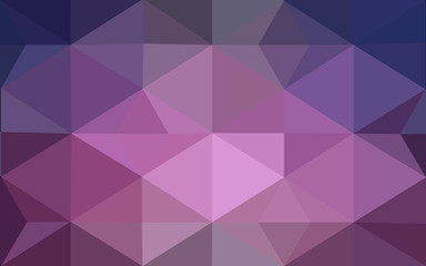 Dark purple polygonal design pattern, which consist of triangles and gradient in origami style.