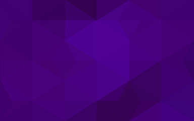 Fototapeta premium Dark purple polygonal design pattern, which consist of triangles and gradient in origami style.